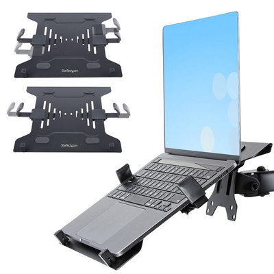 StarTech.com Desk Mounting Monitor Arm, Laptop Tray for 1 x Screen, 34in Screen Size
