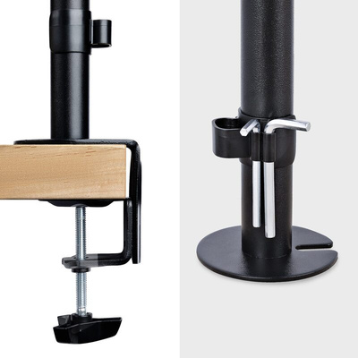 StarTech.com Desk Mounting Monitor Arm, Laptop Tray for 1 x Screen, 34in Screen Size