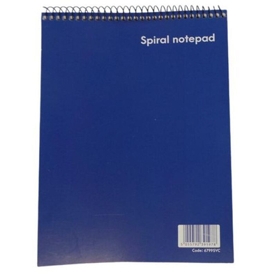 Victor Stationery A5 Wirebound Lower Notepad Ruled Sheets