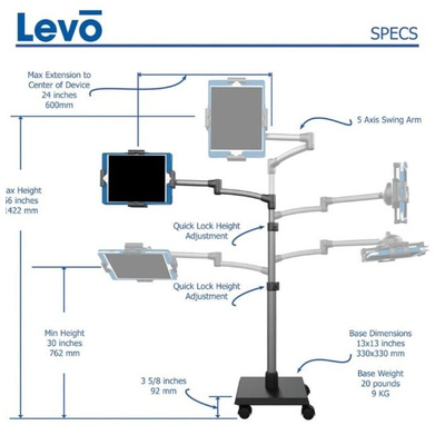 Serious Tablet Stand Tablet PC Holder for use with Tablet