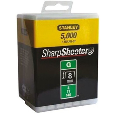 Stanley 8mm Staples 5000 Per pack