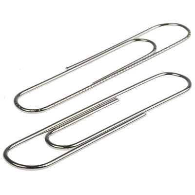 RS PRO Metal Paperclip x100
