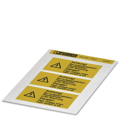 Phoenix Contact Panel Marker, 37mm Length