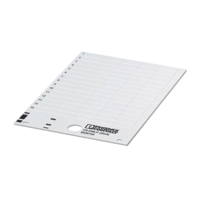 Phoenix Contact Panel Marker, 34.65mm Length