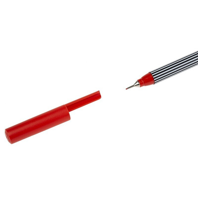 Edding Red Fineliner Pen, 0.3 mm Tip Size