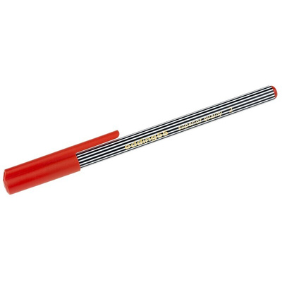 Edding Red Fineliner Pen, 0.3 mm Tip Size