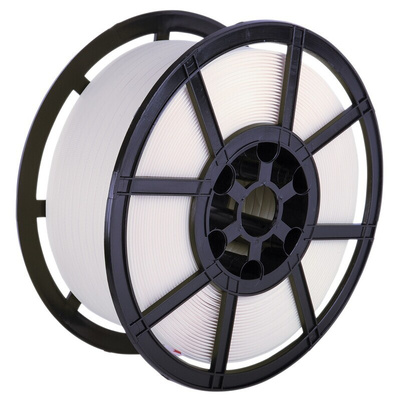 RS PRO White Strapping, 2000m Length, 12mm Width, 145kg Breaking Strain
