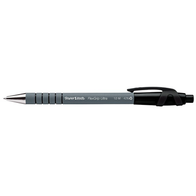 Paper Mate Black Ball Point Pen, 1 mm Tip Size