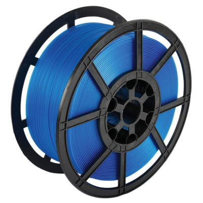 RS PRO Blue Strapping, 1200m Length, 12mm Width, 270kg Breaking Strain