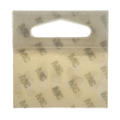 3M 50.8 x 50.8 mm Clear Adhesive Hanger x 50
