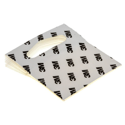 3M 50.8 x 50.8 mm Clear Adhesive Hanger x 50