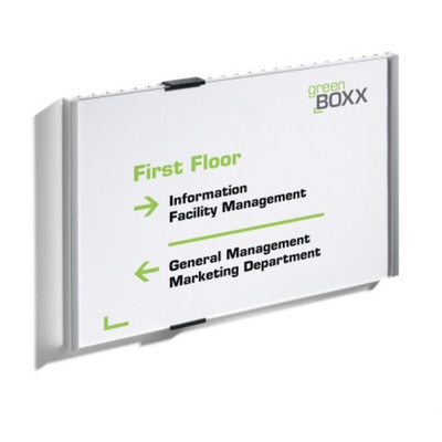 Durable White A4 Tough and Hard Information Frame, 297mm Height, 210mm Width