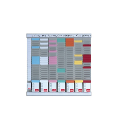 Nobo Weekly Slotted Wall Planner, 480 x 480mm