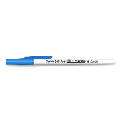 Paper Mate Blue Ball Point Pen, Medium Tip Size