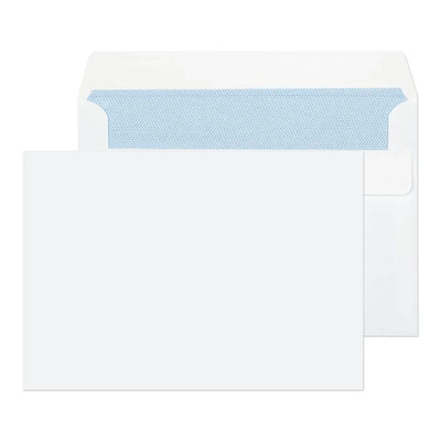 White C6 No Self-Seal Flap Mailing Envelope