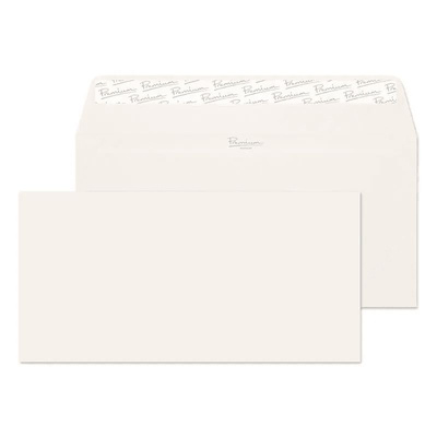White DL No Peel/Seal Mailing Envelope