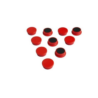 Eclipse White Board Magnet, Red