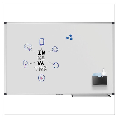 Legamaster White Board, 60cm Height, 90cm Width
