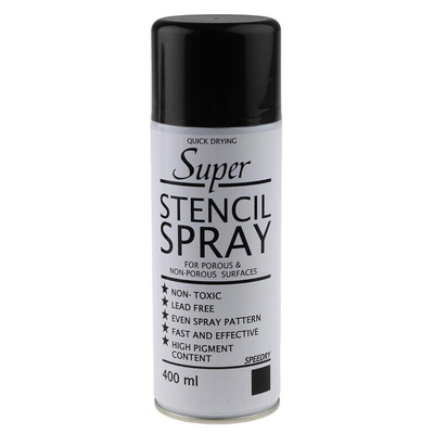 Inktek Black Stencil Spray, 400 ml