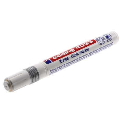 Edding Fine Tip White Marker Pen