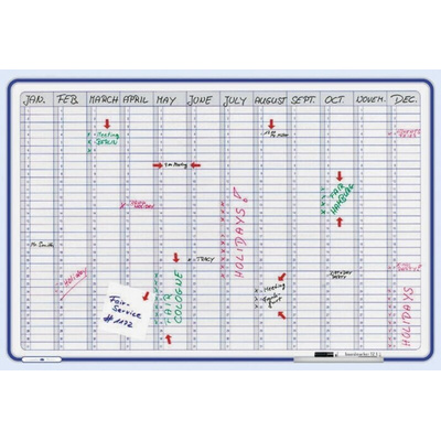 Legamaster Yearly Magnetic Wall Planner