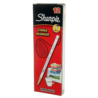 Sharpie White China Marker, 12 Pack Quantity
