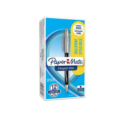 Paper Mate Black Ball Point Pen, 1.4 mm Tip Size