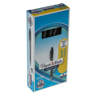 Paper Mate Black Ball Point Pen, 1 mm Tip Size