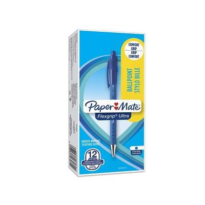 Paper Mate Blue Ball Point Pen, 1 mm Tip Size