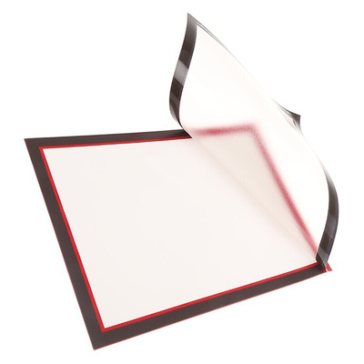Durable Red A4 PVC Information Frame, 297mm Height, 210mm Width