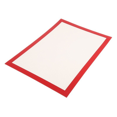 Durable Red A4 PVC Information Frame, 297mm Height, 210mm Width