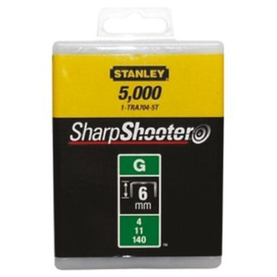 Stanley 6mm Staples 5000 Per pack
