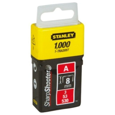 Stanley 8mm Staples 1000 Per pack