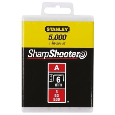 Stanley 6mm Staples 5000 Per pack