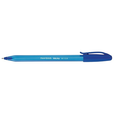 Paper Mate Blue Ball Point Pen, 1 mm Tip Size