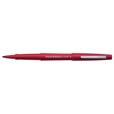 Paper Mate Red Ball Point Pen, 1 mm Tip Size