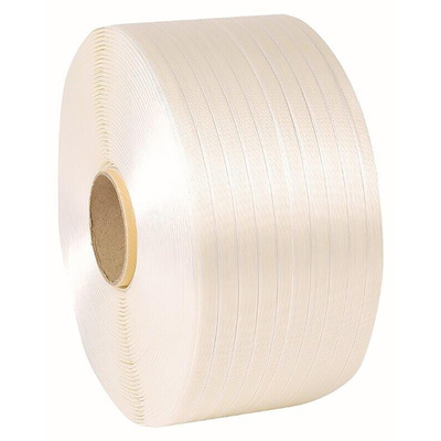 RS PRO White Strapping, 1100m Length, 15mm Width, 330kg Breaking Strain