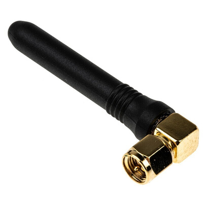 RF Solutions ANT-24G-HL90-SMA Stubby WiFi Antenna with SMA Connector, WiFi