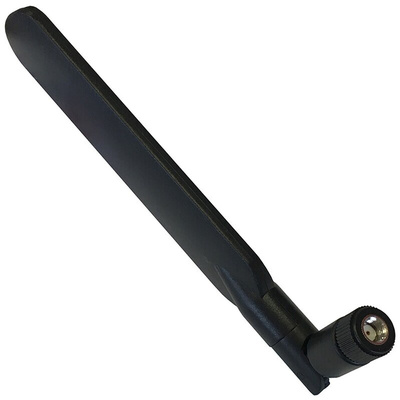RF Solutions ANT-MDIP5-SMARP Whip Multiband Antenna with SMA RP Connector, WiFi (Dual Band)