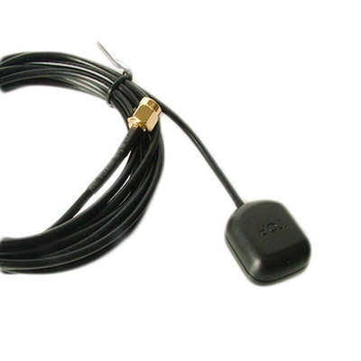 Siretta ALPHA19/3M/SMAM/S/S/17 Square GPS Antenna with SMA Connector, GPS
