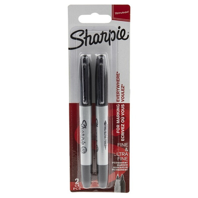 Sharpie Twin Tip Black Marker Pen