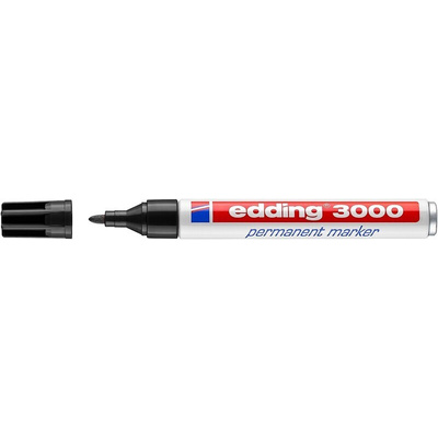 Edding 1.5 → 3 mm Tip Black Marker Pen