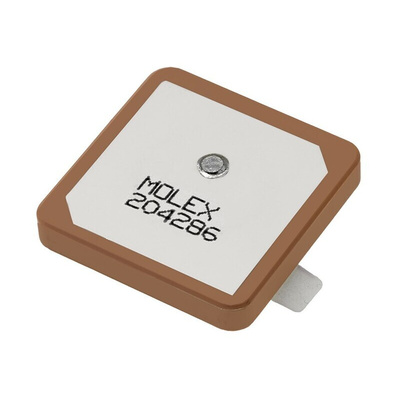 Molex 204286-0001 Square Omnidirectional GPS Antenna, GPS