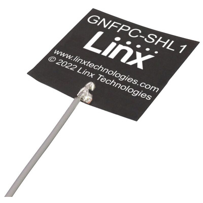 Linx ANT-GNFPC-SHL1100UF Square Omnidirectional GPS Antenna with U.FL Connector, GNSS