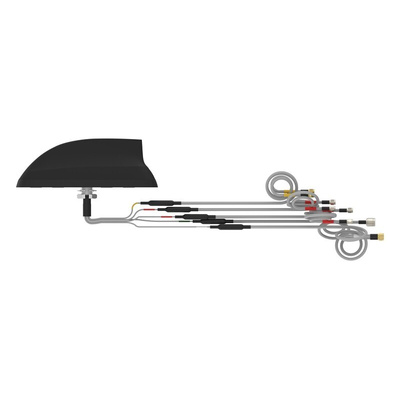 TE Connectivity L000423-06 Shark Fin Multi-Band Antenna with SMA Connector, 4G, 4G (LTE), 5G (LTE), Bluetooth (BLE),