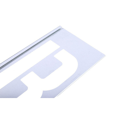 AT Brown 30 Piece Zinc Stencil Letters, 102mm Character Height