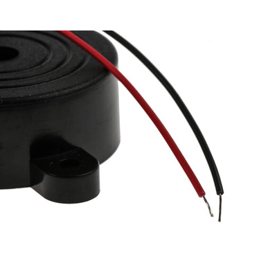 RS PRO 96dB Panel Mount Continuous Internal Piezo Buzzer, 41.8 x 16mm, 1.5V dc Min, 20V dc Max