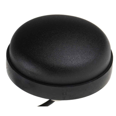 RF Solutions ANT-GSMPUKS-IP67 Puck Antenna with SMA Connector, 2G (GSM/GPRS), 3G (UTMS), 4G (LTE)