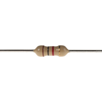 RS PRO 1kΩ Carbon Film Resistor 0.25W ±5%