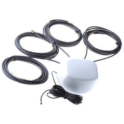 Mobilemark LTM-502-3C3C3C3C2C-WHT-180 Dome Multiband Antenna with SMA Connector, 2G (GSM/GPRS), 3G (UTMS), 4G (LTE),